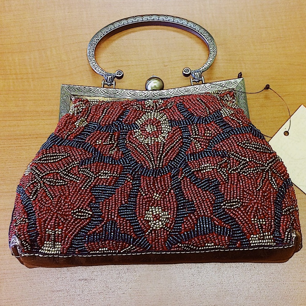 💖Patricia Nash💖Beaded💖Gold Giulietta handbag💖 - Picture 5 of 6